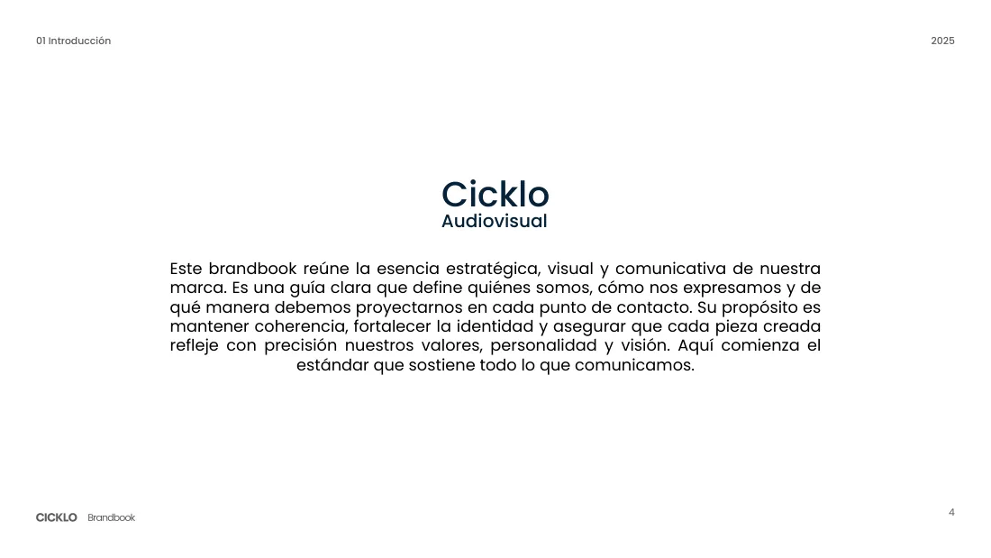 Manual de marca Cicklo Audiovisual - pagina 4