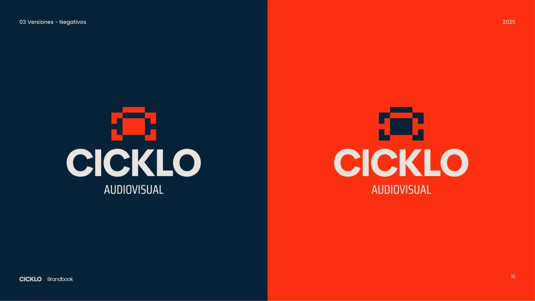 Manual de marca Cicklo Audiovisual - pagina 16