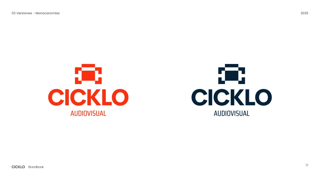 Manual de marca Cicklo Audiovisual - pagina 17