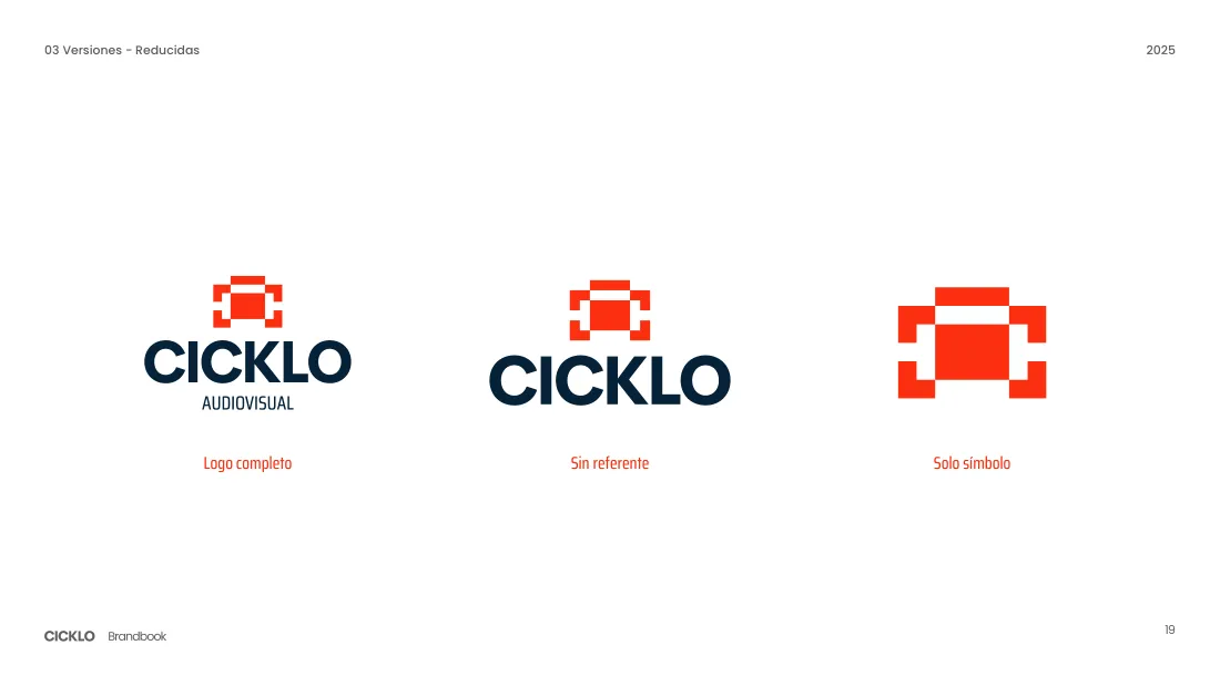 Manual de marca Cicklo Audiovisual - pagina 19