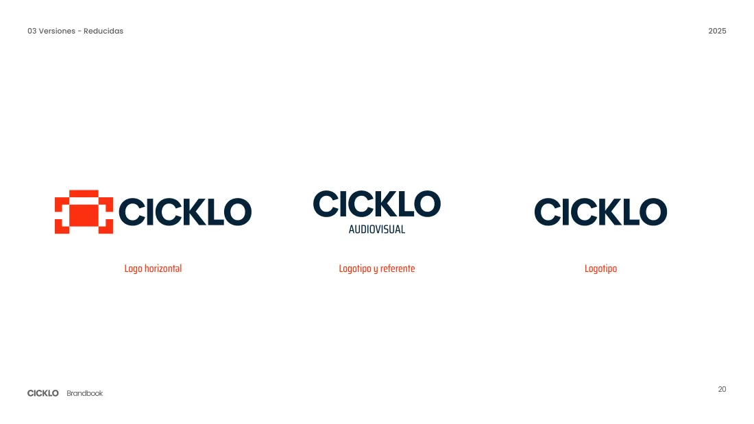 Manual de marca Cicklo Audiovisual - pagina 20