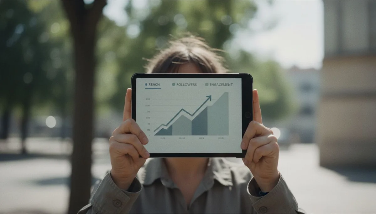Equipo analizando métricas de manejo de redes sociales