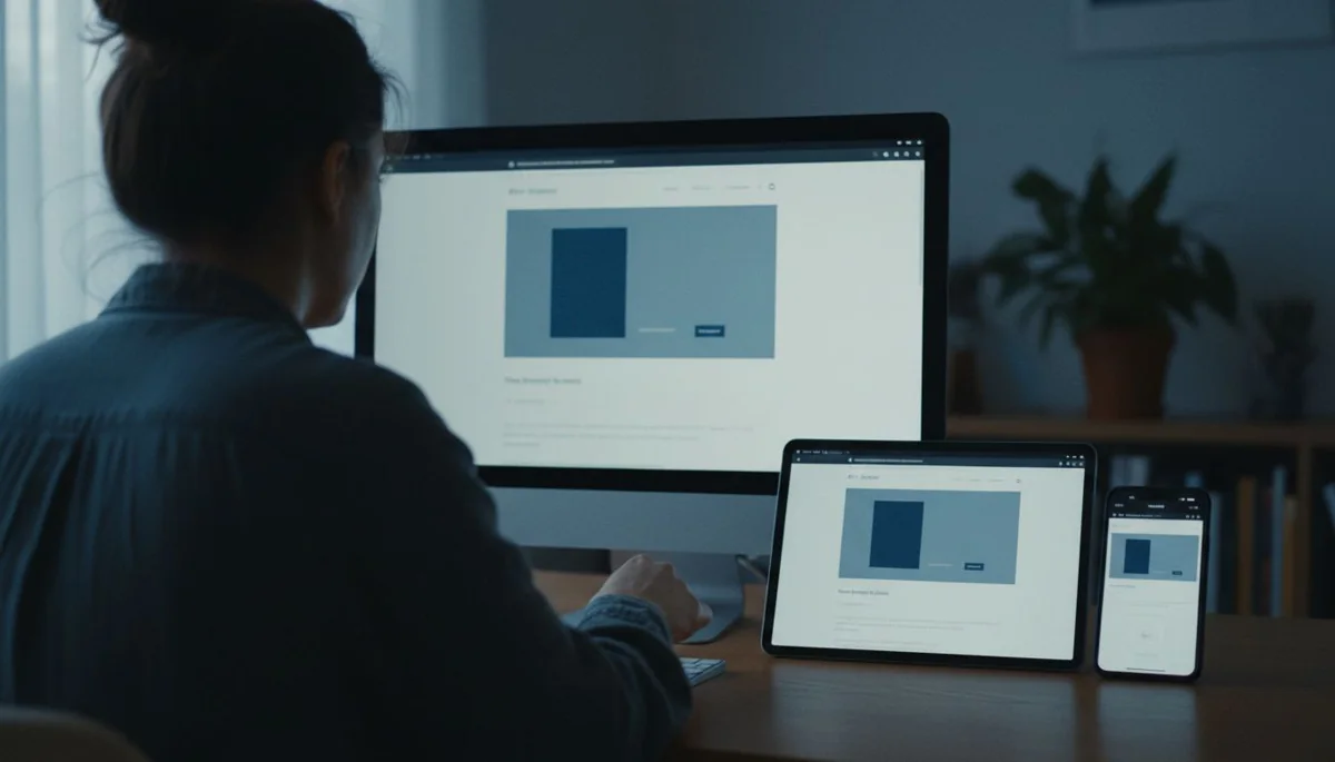 Diseño web responsive en portátil y móvil