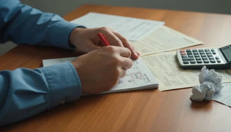 Declaración de renta 2026: fecha del calendario tributario DIAN marcada en rojo junto a formularios de impuestos en Colombia