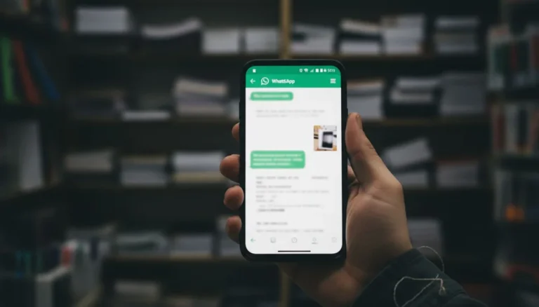 vender por WhatsApp: el celular muestra un chat de WhatsApp donde el negocio le pasa la foto del producto al cliente
